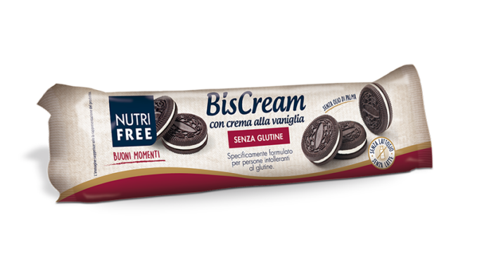 Nutrifree BisCream con Crema alla Vaniglia 125g