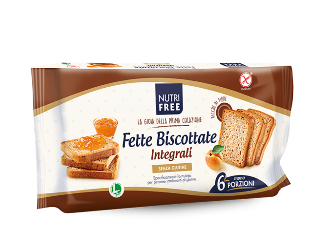 NUTRIFREE FETTE BISCOTTATE INTEGRALI 225G