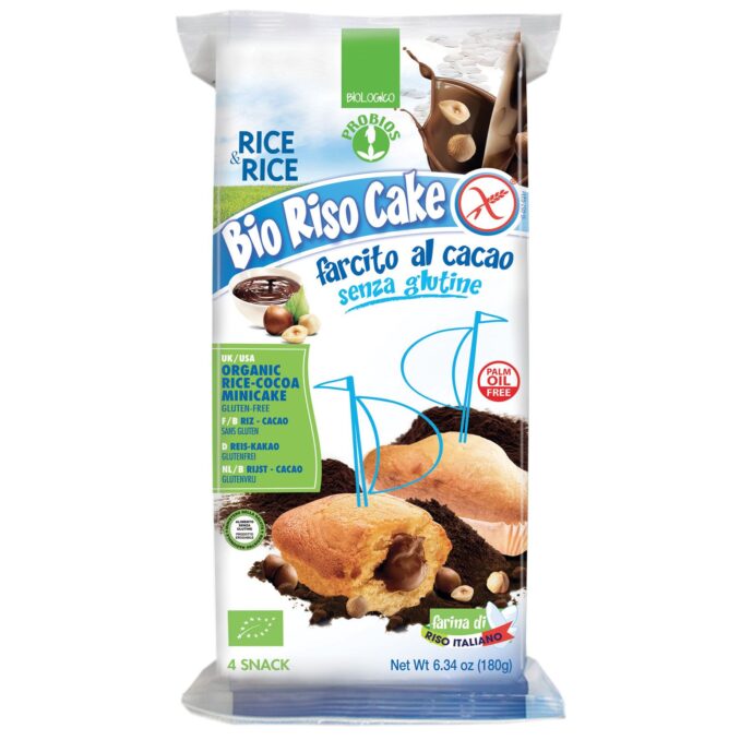 PROBIOS RICE&RICE RISO CAKE AL CACAO 4X45G