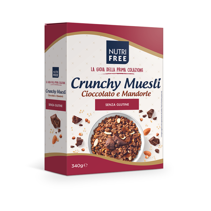 NUTRIFREE CRUNCHY MUESLI CIOCCOLATO E MANDORLE