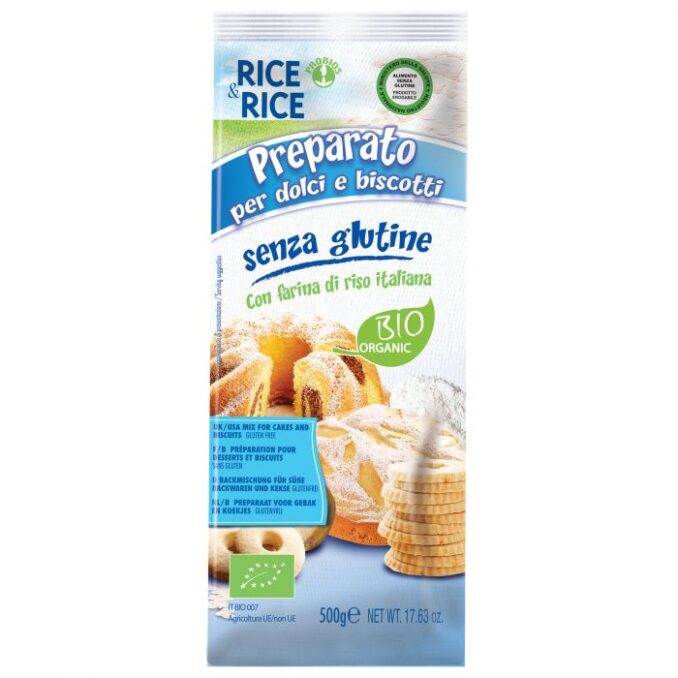 PROBIOS RICE&RICE PREPARATI FARINE DOLCI E BISCOTTI 500G