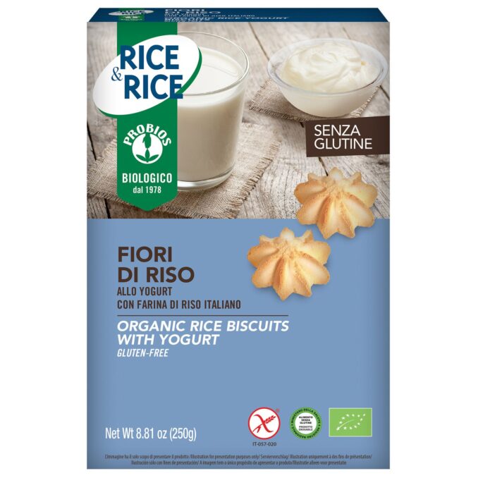 PROBIOS RICE&RICE FIORI DI RISO ALLO YOGURT 250G