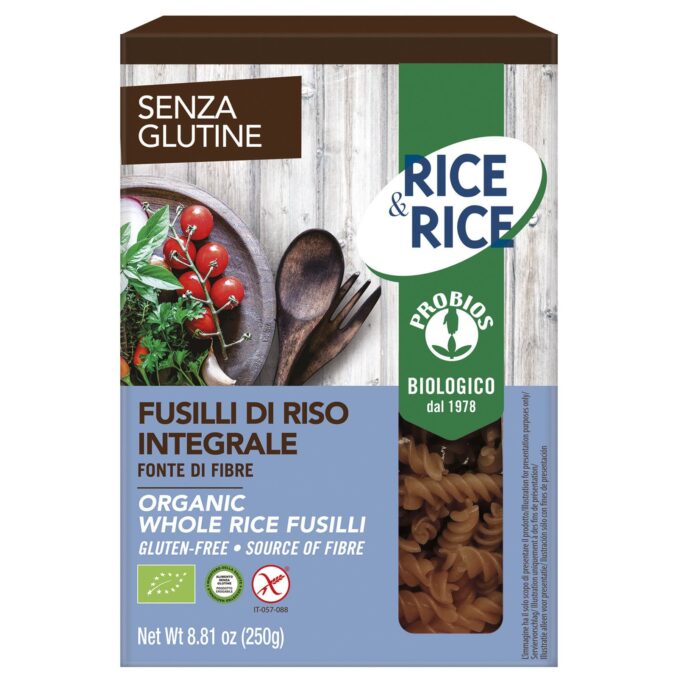 PROBIOS RICE&RICE FUSILLI DI RISO INTEGRALE 250G