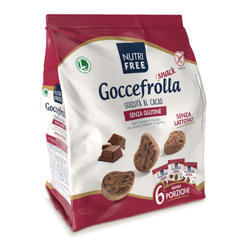 Nutrifree Goccefrolla snack Golosita al cacao 240g