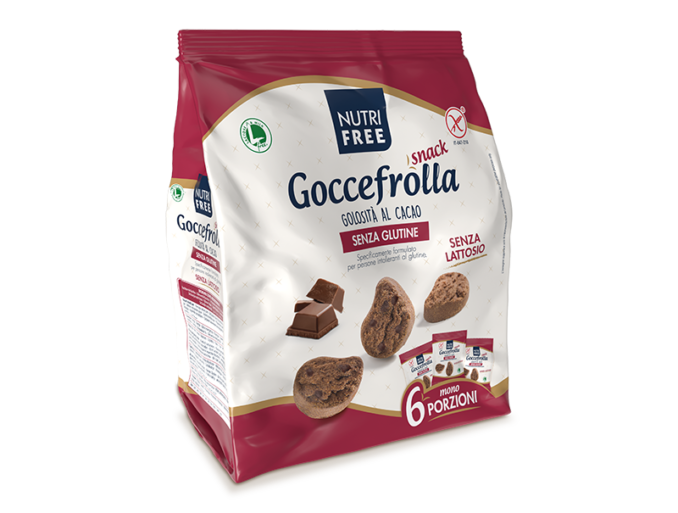 Nutrifree Goccefrolla snack Golosita al cacao 240g