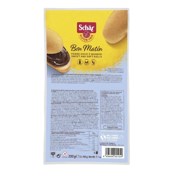 SCHAR BON MATIN PANE DOLCE 200G