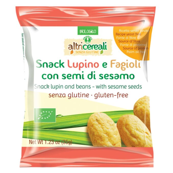 PROBIOS ALTRICEREALI SNACK LUPINO E FAGIOLI 35G
