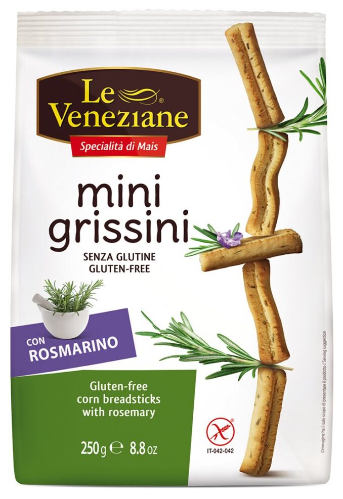LE VENEZIANE MINI GRISSINI AL ROSMARINO 250G