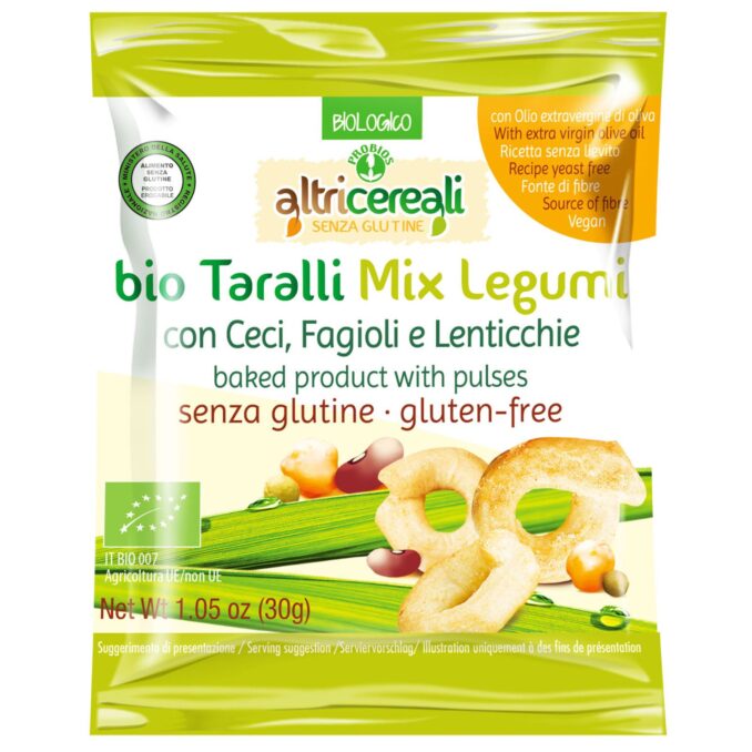 PROBIOS ALTRI CEREALI TARALLI MIX LEGUMI 30G