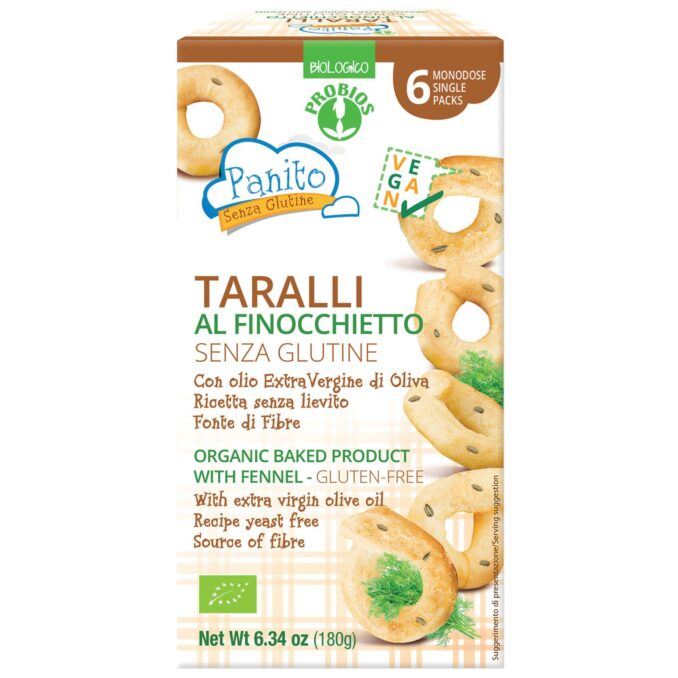 PROBIOS PANITO TARALLI AL FINOCCHIETTO 6X30G