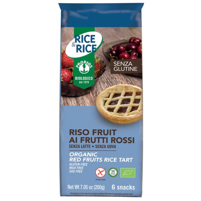 PROBIOS RICE&RICE RISO FRUIT FRUTTI ROSSI 6X33G