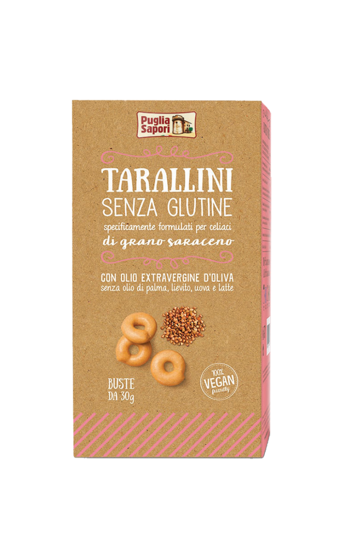 RI FOOD PUGLIA SAPORI TARALLINI AL GRANO SARACENO 6X30G