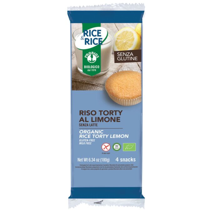 PROBIOS RICE&RICE RISO TORTY AL LIMONE 4X45G