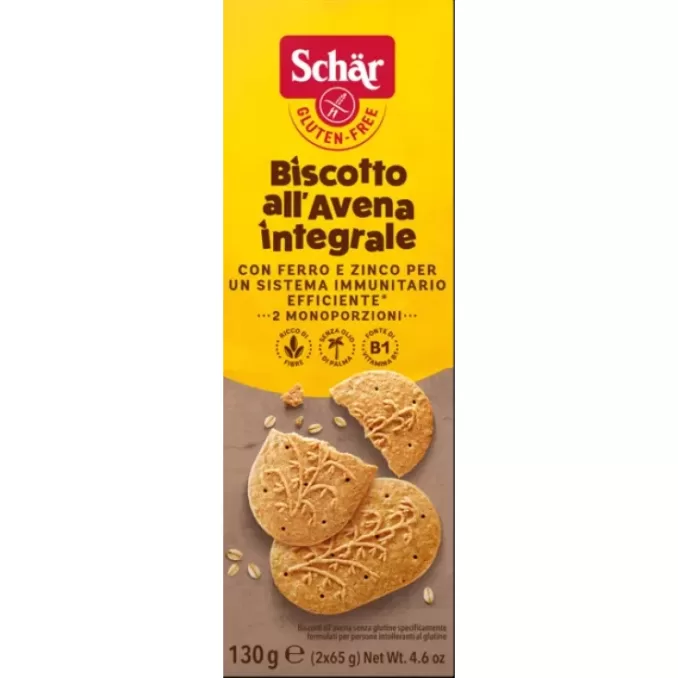 SCHAR BISCOTTI ALL'AVENA 130G
