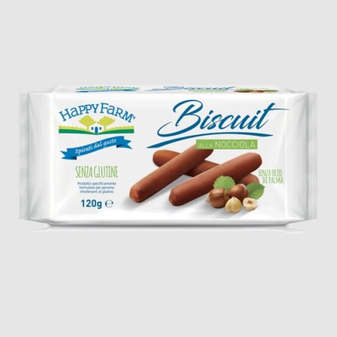 HAPPY FARM BISCUIT ALLA NOCCIOLA 120G