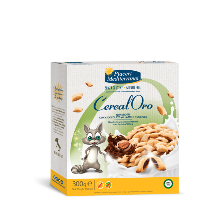 PIACERI MEDITERRANEI CEREALORO QUADROTTI 300G