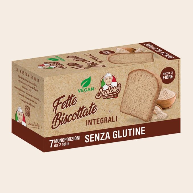 INGLESE FETTE BISCOTTATE INTEGRALI