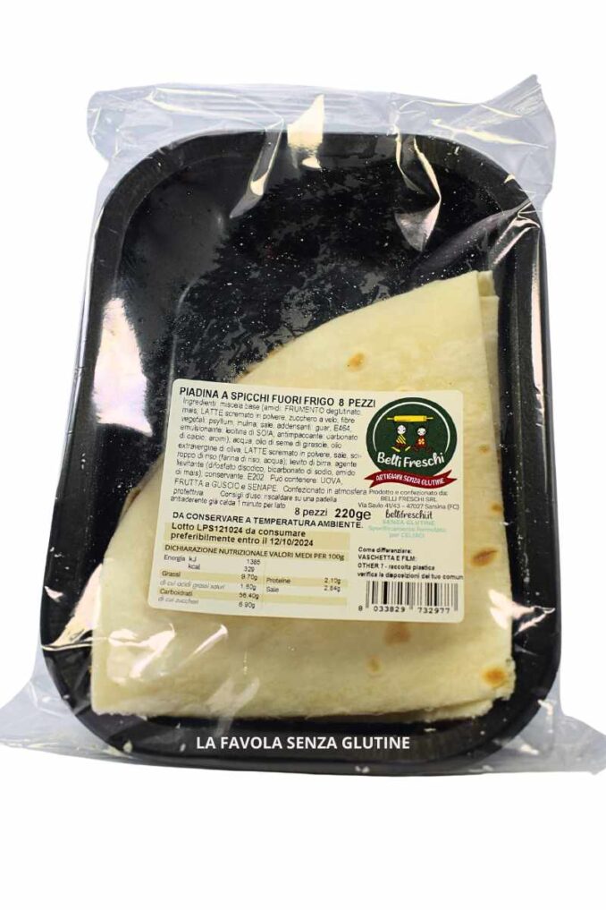 BELLI FRESCHI LA PIADINA A SPICCHI FUORI FRIGO 8X27,5G