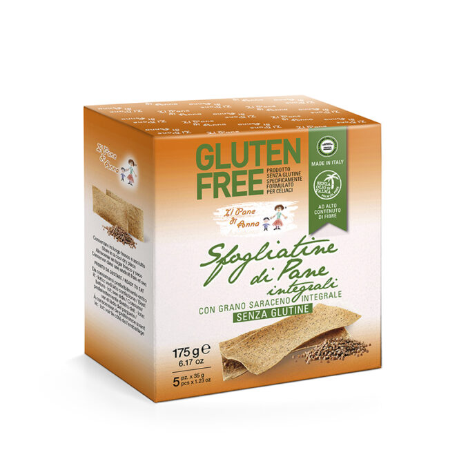 PANE ANNA SFOGLIATINE PANE INTEGRALI 175G