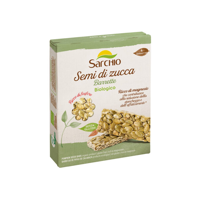 SARCHIO SNACK SEMI ZUCCA 4 PZ TOT 80G