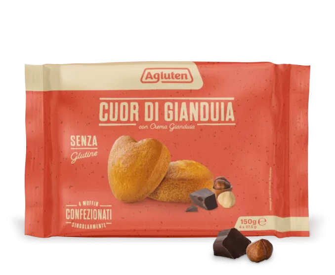 AGLUTEN CUOR DI GIANDUJA 150G