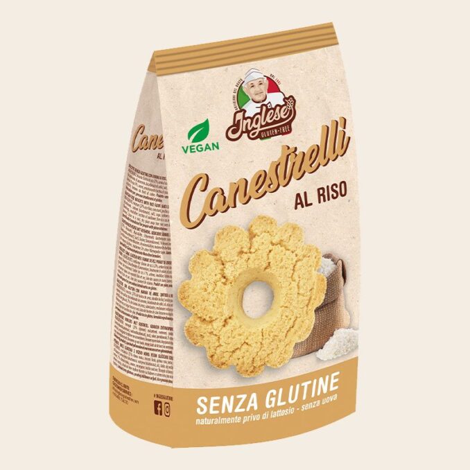 INGLESE - BISCOTTI CANESTRELLI AL RISO 300G
