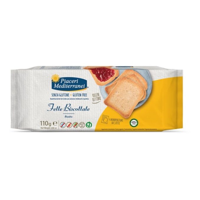 PIACERI MEDITERRANEI - FETTE BISCOTTATE 110G