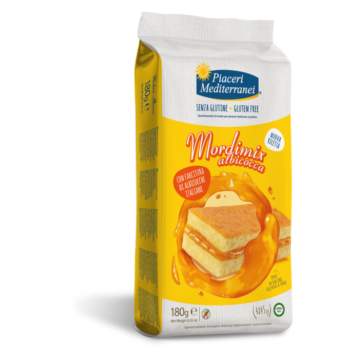 PIACERI MEDITERRANEI - MORDIMIX ALLA ALBICOCCA 4X45G