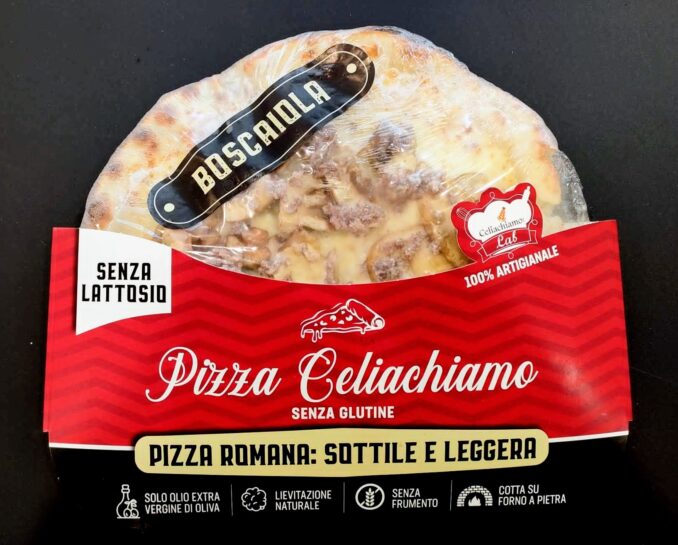 CELIACHIAMO - PIZZA BOSCAIOLA SURGELATA 300G