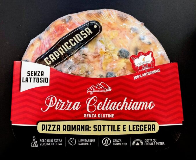 CELIACHIAMO – PIZZA CAPRICCIOSA SURGELATA 300G