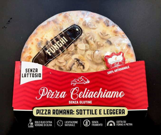 CELIACHIAMO – PIZZA FUNGHI SURGELATA 300G