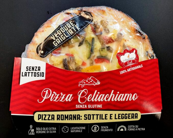 CELIACHIAMO – PIZZA VERDURE GRIGLIATE SURGELATA 300G
