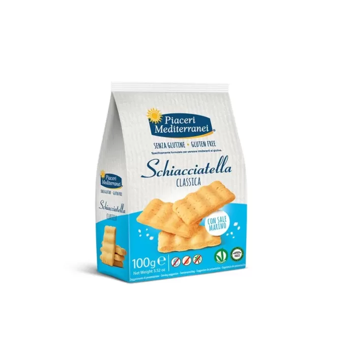 PIACERI MEDITERRANEI - SCHIACCIATELLA CLASSICA 100G