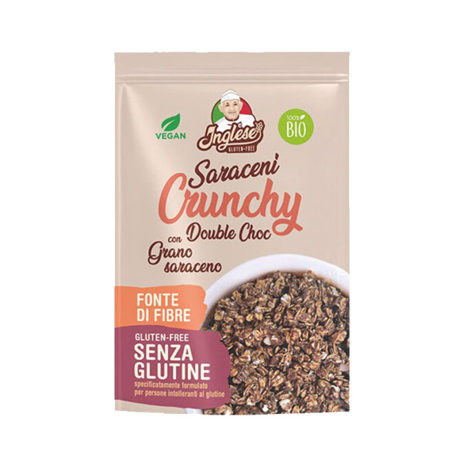 INGLESE SARACENI CRUNCHY DOUBLE CHOC 250G