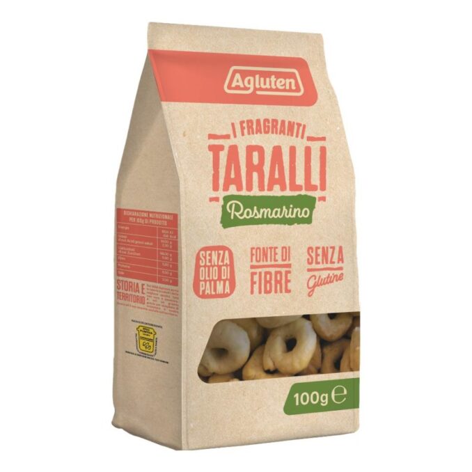 AGLUTEN TARALLI ROSMARINO 100G
