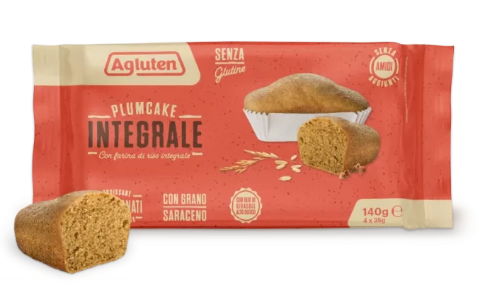 AGLUTEN PLUMCAKE INTEGRALE 4X35